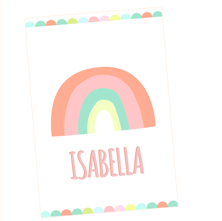 Bolsita sobre Pers. Pastel rainbow